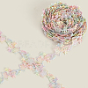 5 Yards Flower Polyester Lace Ribbon OCOR-GF0004-95A-6