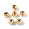 Rack Plating Brass Beads KK-E070-01C-G-3