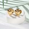 Ion Plating(IP) 304 Stainless Steel Hoop Earrings EJEW-C124-01D-G-2
