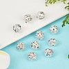 Brass Rhinestone Beads RB-A011-8mm-28S-2