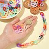 360Pcs 12 Colors Acrylic Linking Rings MACR-CJ0001-40-4