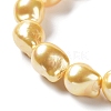 Electroplated Shell Pearl Beads Strands BSHE-G035-01B-06-3