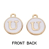 Golden Plated Alloy Charms ENAM-SZ0001-25A-U-2