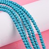 Synthetic Turquoise Beads Strands TURQ-G106-4mm-02F-6
