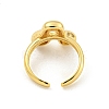 Brass Letter Open Cuff Rings for Women RJEW-G313-01A-G-3