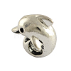 Tibetan Style Alloy Dolphin European Beads LS-X-TIBEB-7982-AS-RS-1