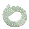 Transparent Crackle Glass Beads Strands GLAA-D025-01C-2