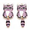 Alloy Enamel Pendants FIND-Q102-12D-1