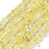 Heated Natural Citrine Beads Strands X-G-E607-A07-1