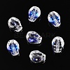 Electroplate Glass Beads Strands EGLA-T021-09C-3