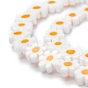Handmade Millefiori Glass Bead Strands X1-LAMP-J035-8mm-23-2