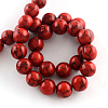 Synthetical Turquoise Gemstone Round Bead Strands TURQ-R035-12mm-04-2