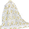 Flower Pattern Polyester Lace Fabic DIY-WH0061-021B-7