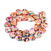 Spray Painted Synthetic Turquoise Beads Strands G-N352-28A-03-2