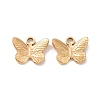 Ion Plating(IP) 304 Stainless Steel Charms X-STAS-C059-04G-1