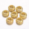 Tibetan Style Alloy European Beads TIBEB-EAA386Y-G-FF-1