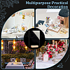 Transparent Acrylic Place Card & Wood Card Holder Set AJEW-WH0342-23-6