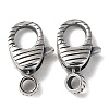 925 Thailand Sterling Silver Lobster Claw Clasps STER-D003-35AS-1