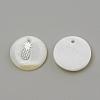 Freshwater Shell Pendants SHEL-Q010-009P-2