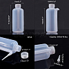 Graduated Plastic Wide Mouth Unitary Wash Bottles AJEW-WH0104-33-3