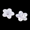 Plating Opaque Acrylic Imitation Shell Bead Cap OACR-P039-03C-2