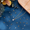 100Pcs 2 Colors PVD Vacuum Plating 304 Stainless Steel Cup Pearl Peg Bails Pin Pendants STAS-ME0002-97-5