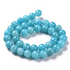 Natural Mashan Jade Round Beads Strands G-D263-4mm-XS28-4
