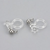 Plastic Clip-on Earring Findings X-KY-S155-03A-2