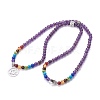 Natural Amethyst Wrap Bracelets BJEW-I273-B04-3
