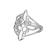 Fashionable 304 Stainless Steel Finger Rings for Women FS-WG5976D-04-2