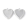 Non-Tarnish 304 Stainless Steel Locket Pendants STAS-K192-09P-01-1