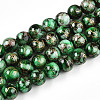 Baking Paint Glass Beads X1-DGLA-N003-10mm-B09-1