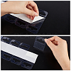  200 Pcs 2 Styles Transparent Self Adhesive Hang Tabs AJEW-NB0002-24-3