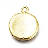 Brass Enamel Pendants KK-H103-02R-G-2