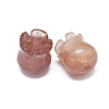 Natural Strawberry Quartz Beads X-G-F637-03G-2