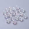 Eco-Friendly Transparent Acrylic Beads PL736-2-3