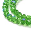 Electroplate Glass Beads Strands EGLA-A034-T8mm-L08-3