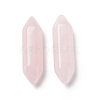 Natural Rose Quartz Terminal Pointed Pendants G-C007-02B-12-2