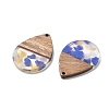 Resin and Walnut Pendants FIND-R051-15B-2