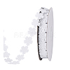 Polyester Flower Lace Trim Ribbon OCOR-WH0105-095-6