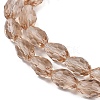 Transparent Glass Beads Strands EGLA-N013-T8mm-D23-3