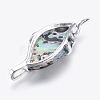 Abalone Shell/Paua Shell Big Pendants SSHEL-P014-23-2