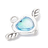 Acrylic & Tibetan Style Alloy Pendants PALLOY-JF04326-4