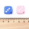 Spray Printed Opaque Acrylic Beads SACR-Z009-02-3