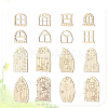 Wooden Fairy Door Figurines Ornaments WG60624-01-2