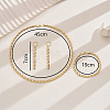 Brass Chain Bracelets & Earrings & Necklaces Sets for Everyday Women's Fashion Accessories FY4215-2