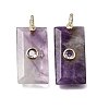 Natural Amethyst Pendants GG-CBA7610-05G-05-1