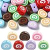 35Pcs 7 Colors Opaque Acrylic Imitation Food Beads OACR-CJ0002-72-1