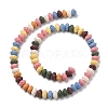 Synthetic Lava Rock Beads Strands G-B087-02A-01-2