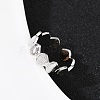 Brass Adjustable Cuff Rings for Women RJEW-B132-01A-P-1